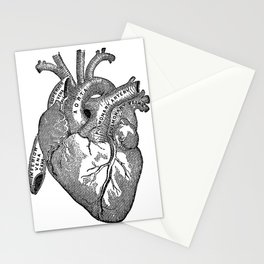 Vintage Anatomy Heart Stationery Cards