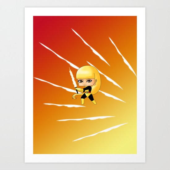 Chibi Magik Art Print