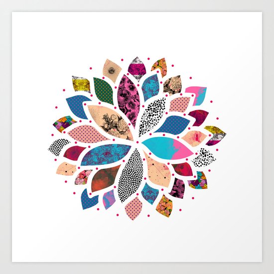 Cosmic Flower Art Print
