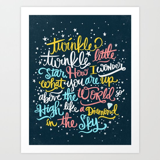 twinkle twinkle twinkle twinkle Art Print