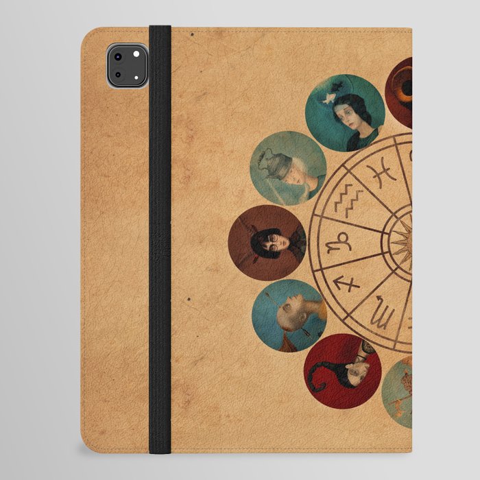 Zodiac Wheel iPad Folio Case
