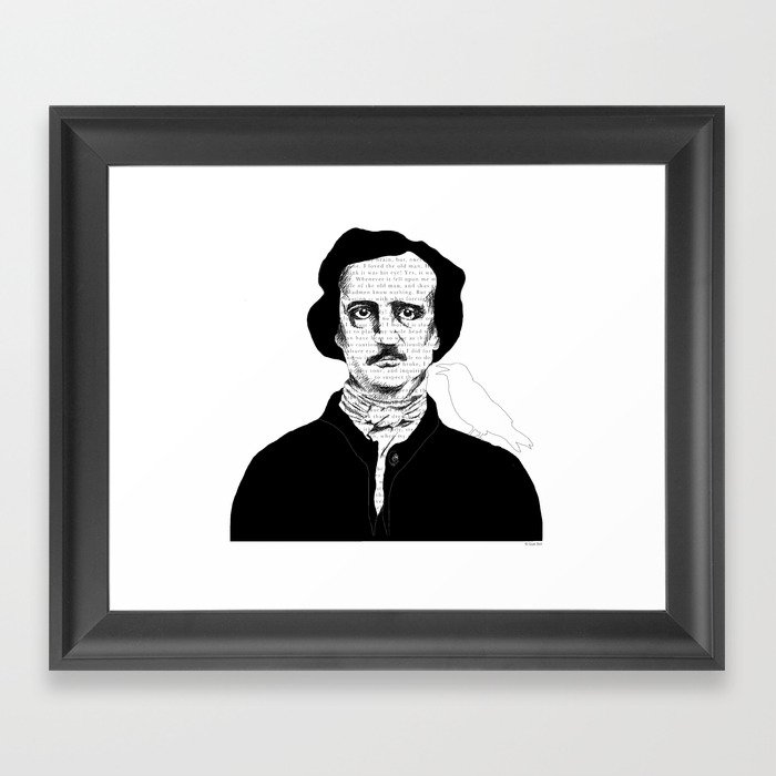 Persistence of Poe Framed Art Print
