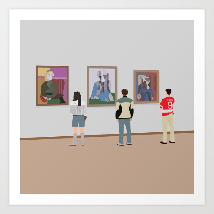 Ferris Bueller at Art Institute Art Print