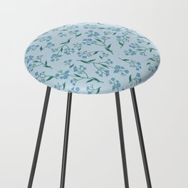 Forget-me-nots Counter Stool