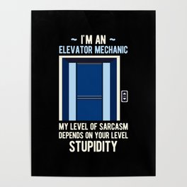 Funny Elevator Poster