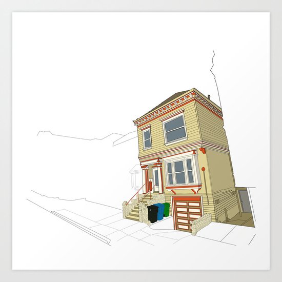 Mike's House Art Print
