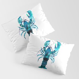 Blue Lobster Pillow Sham