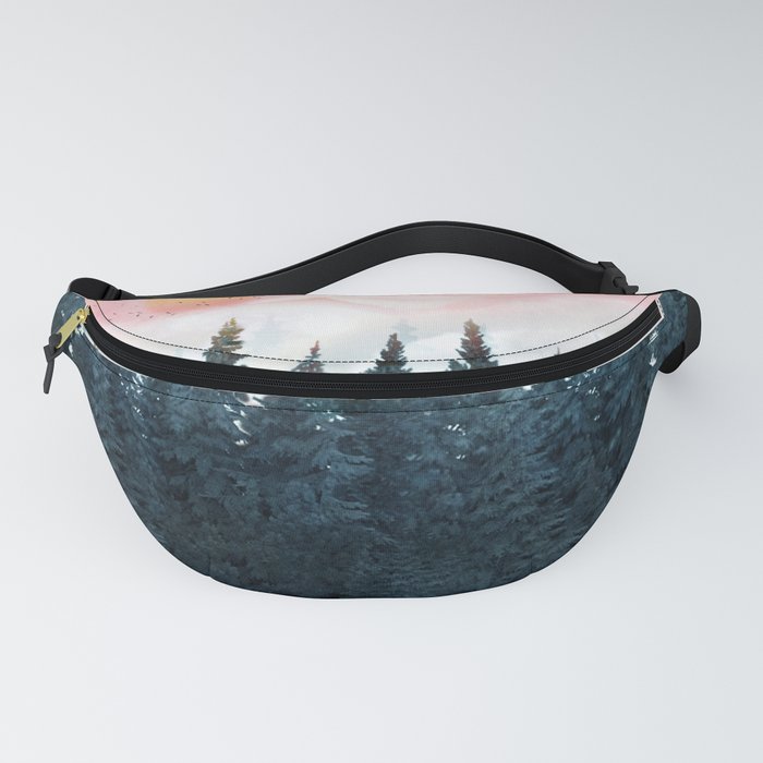 Forest Under the Sunset Fanny Pack