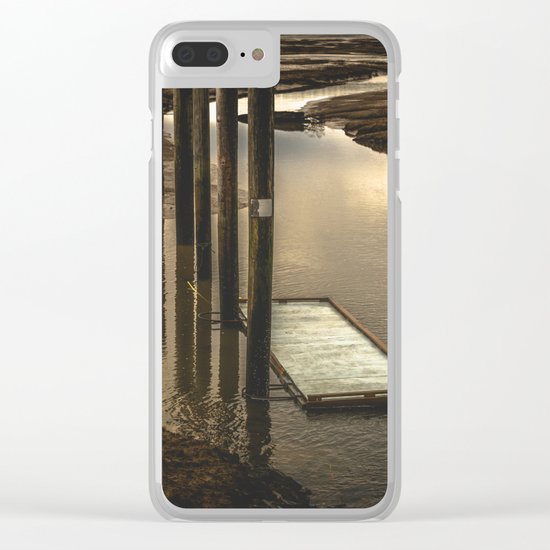 Washington Boat Launch Dock Clear iPhone Case