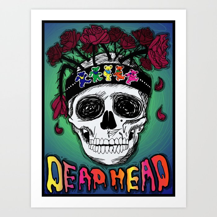 Grateful Dead Poster Art Print by jessieryann3