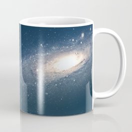 The Milky Way Express Coffee Mug | Photo, Milkyway, Digitalmanipulation, Digital, Color, Sea, Beautiful, Waves, Night, Blue 