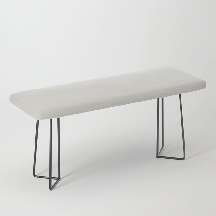 Pale Veiled Gray - Grey Solid Color Pairs PPG Shark PPG1006-2 - All One Single Shade Hue Colour Bench