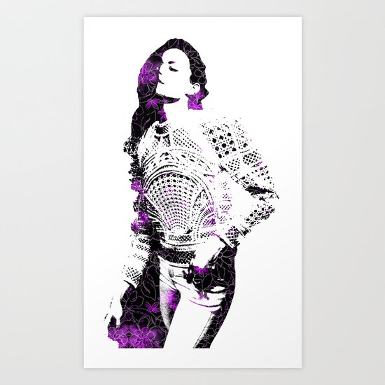 Hair Art Print