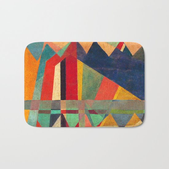 The Road, The Mountain and The River Bath Mat