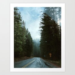Washington State Drive Art Print