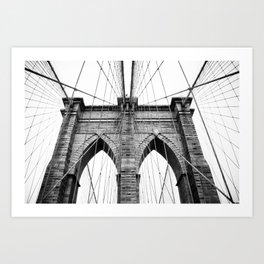 new york #3 - Brooklyn Bridge Art Print