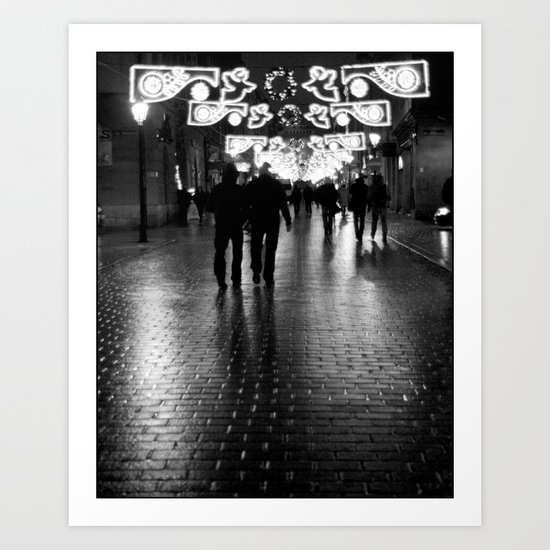 Night Walking Art Print