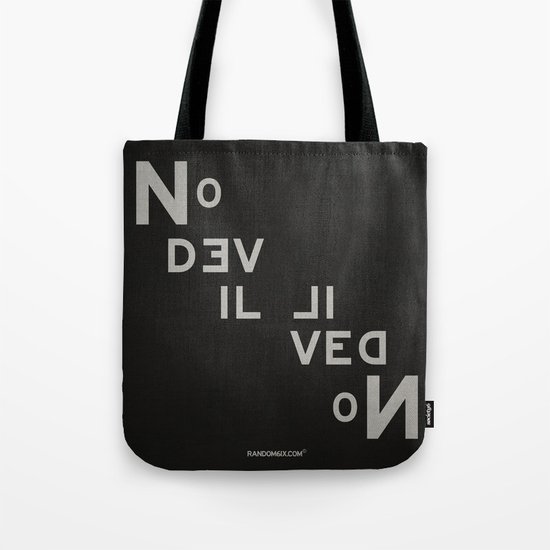 Palindrome: No Devil... Tote Bag