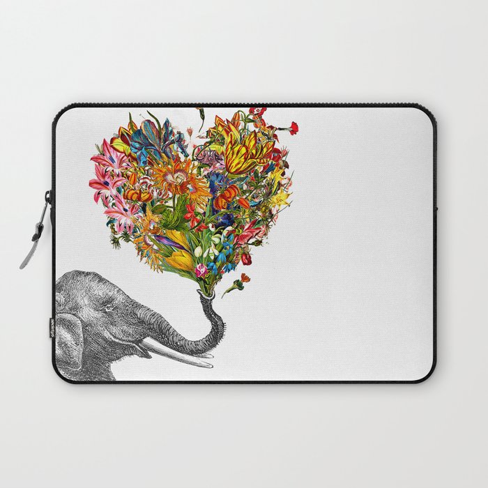 Happy Elephant  Laptop Sleeve