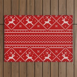 Beautiful Christmas Knitting Patterns Outdoor Rug
