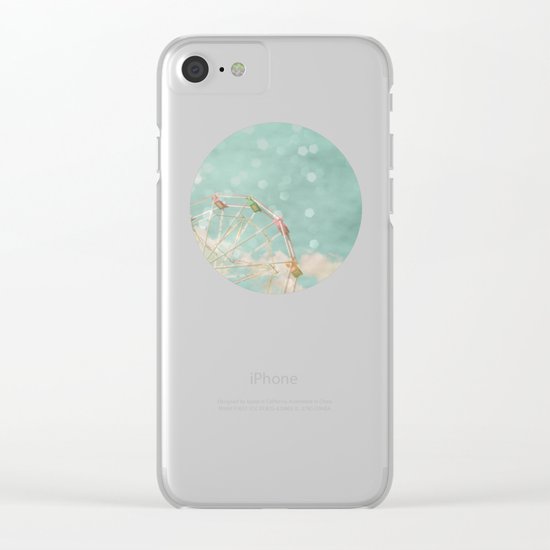 Candy Wheel Clear iPhone Case