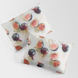 Fresh Figs on Linen Pillow Sham