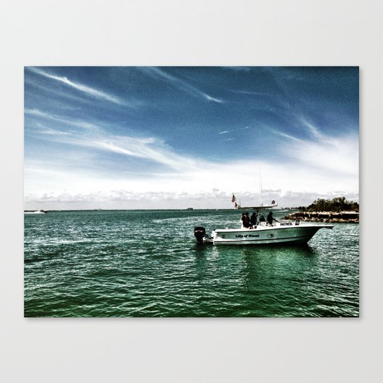 A cosmic current Canvas Print