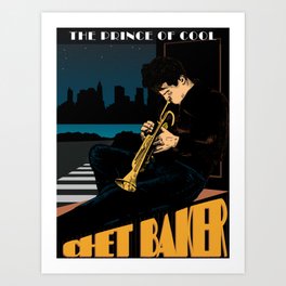 Baker's Jazz Poster Art Print