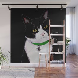 Tuxedo Cat Wall Mural By Catattack Society6