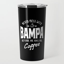 Mens Bampa Coffee Fathers Day Gift Travel Mug