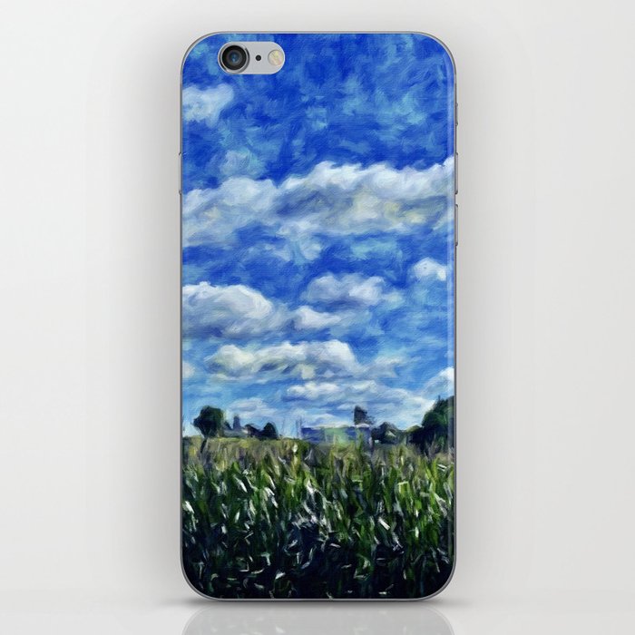 Blue Sky and Cornfields in Lancaster iPhone Skin