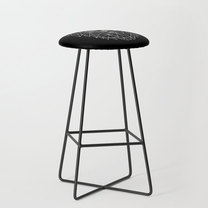 geometric lion Bar Stool