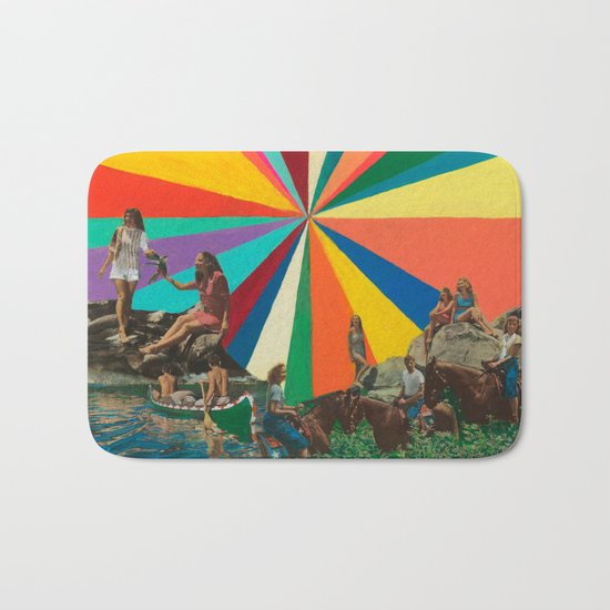Summer Vacation Bath Mat