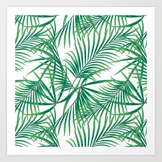 Tropical pattern.2 Art Print