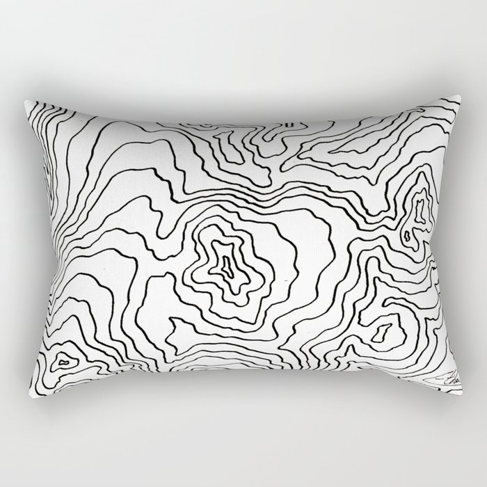 Topography  Rectangular Pillow