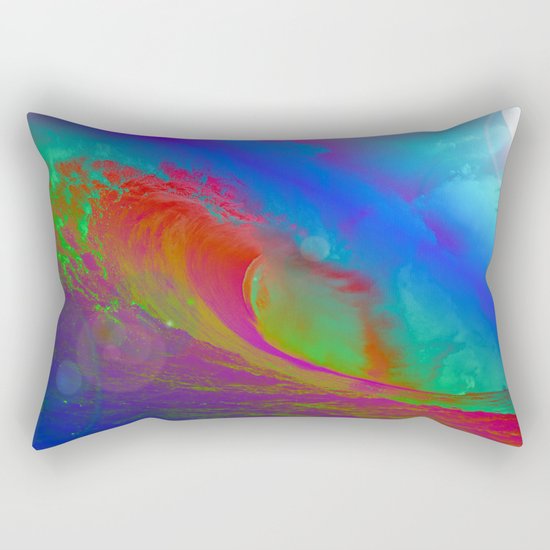 Big Wave Rectangular Pillow
