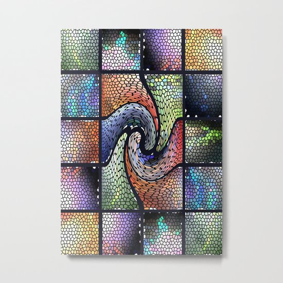 mosaic Metal Print