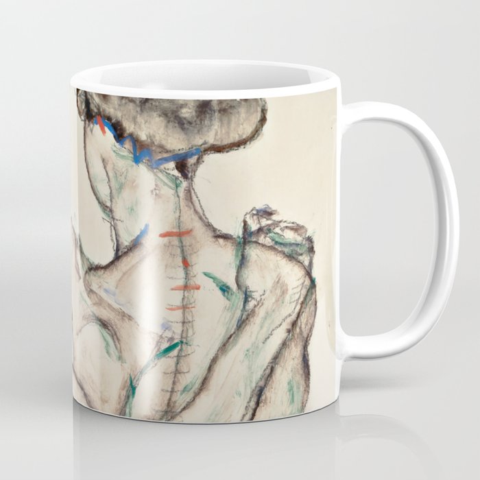 Egon Schiele "Naked Girls Embracing" Coffee Mug