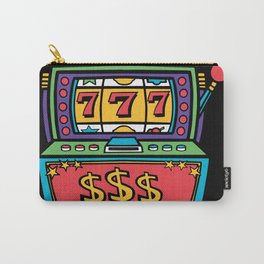 Just A Little Slotty Casino Roulette Slot Machine Carry-All Pouch