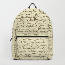 Original Paganini letter Backpack