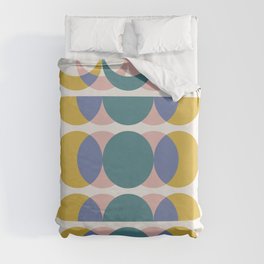 Moon Phases Abstract I Duvet Cover