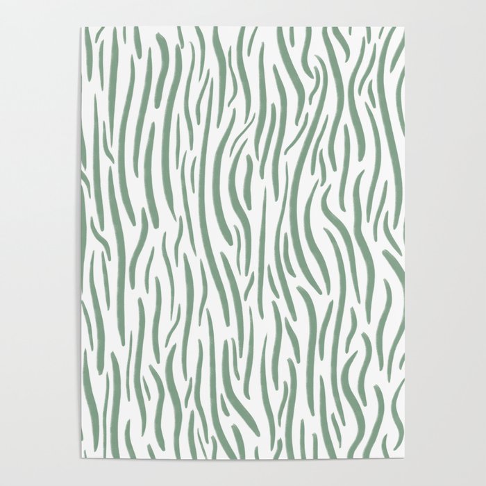 Green Wood Poster