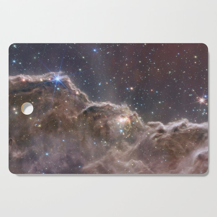 cosmic cliff composite JWST first images Cutting Board