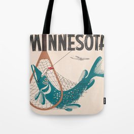 Vintage Minnesota Poster Tote Bag