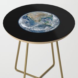 Planet Earth from Above Side Table