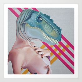 Queer Dinosaur Art Print