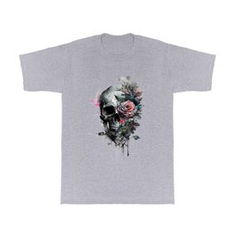 Skull and Rose T Shirt