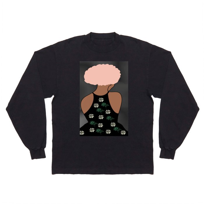 Woman At The Meadow 33 Long Sleeve T Shirt