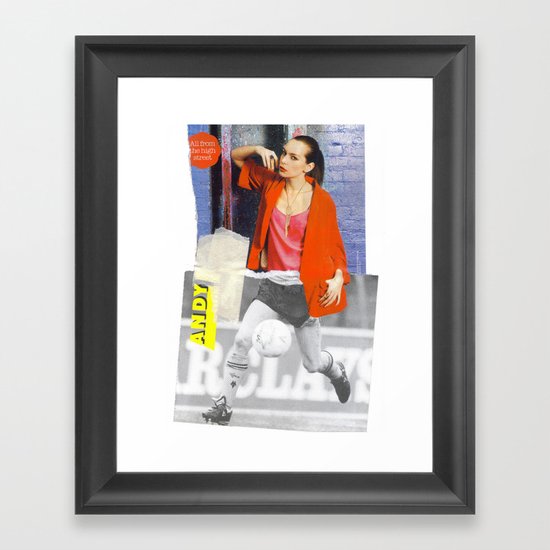 Football Fashion #12 Framed Art Print