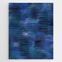 Blue Inspired 403 by Kristalin Davis Jigsaw Puzzle